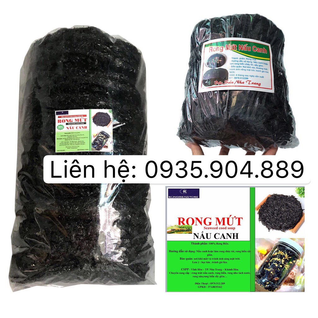 Rong biển khô loại đặc biệt - rong cao nhiều miếng 1kg