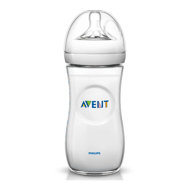 Bình Sữa Mô Phỏng Tự Nhiên Núm 4 Lỗ Philips Avent SCF693/13 (330ml)