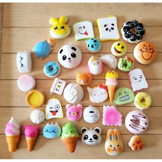 hàng bao chất Combo 10 Squishy dễ thương , mềm bóp đã