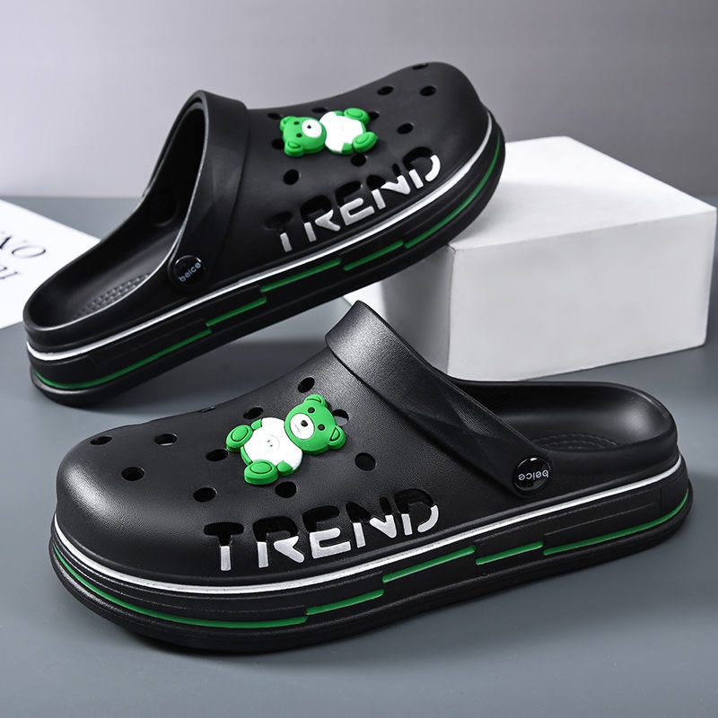 2023 mới Cho Nam Dép Đi Biển Thoáng Khí Thoải Mái Phong Cách Hàn Quốc