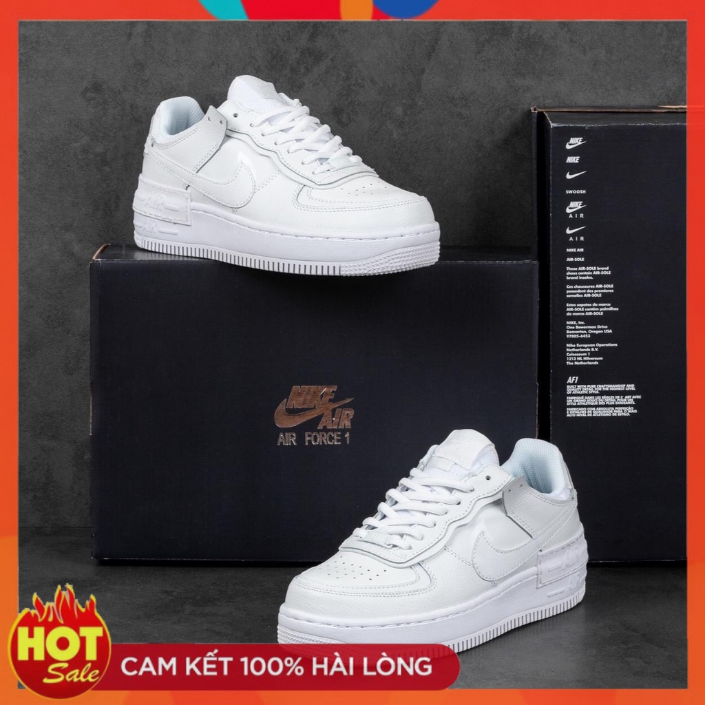Giày Sneaker Nam Nữ AF1 Trắng