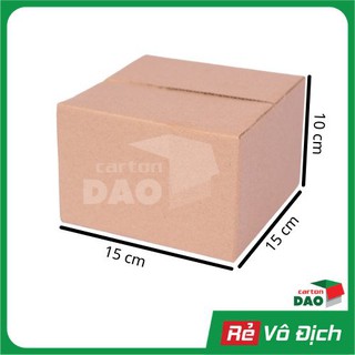 [QUAC50KS 🔥 Giảm ngay 50K] Hộp carton 15x15x10 cm đóng gói hàng vận chuyển COD