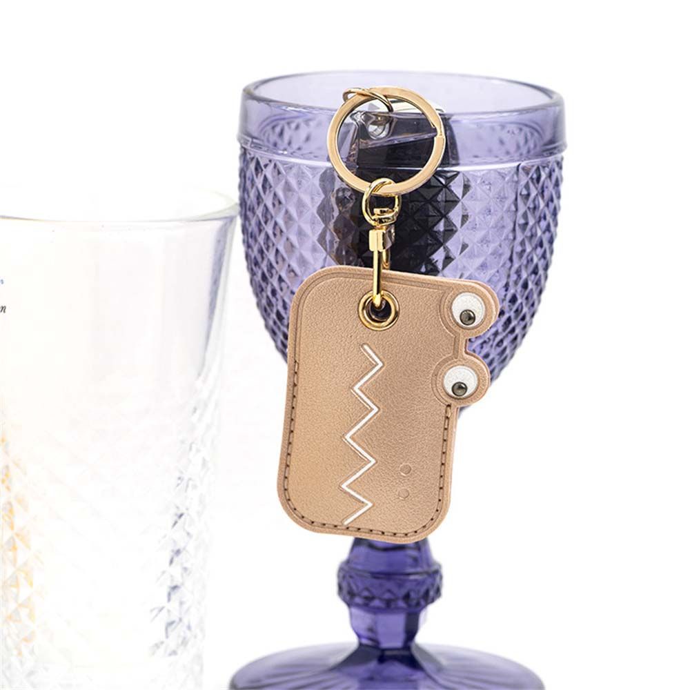 Móc khóa da PU chìa khóa điều khiển từ xa kiểu dáng hoạt hình dễ thương