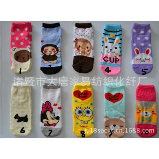 Combo 10 đôi tất hình siêu yêu cho bé lớn