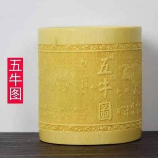 Ống tre đựng bút