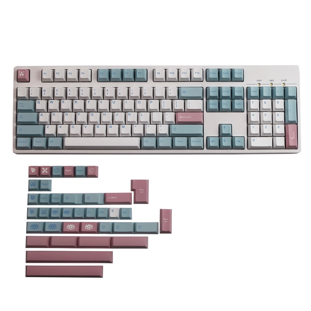 GMK Noel keycaps, 140 phím keycaps Cherry Profile DYE-SUB Cá nhân hóa GMK Keycaps cho bàn phím cơ