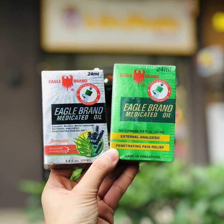 DẦU CON Ó TRẮNG EAGLE BRAND 24ML MEDICATED OIL SINGAPORE