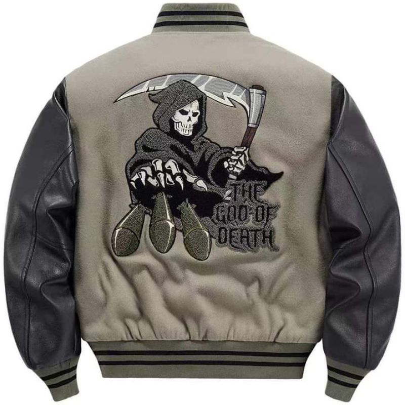 Áo varsity thần chết phi đạn siêu ngầu