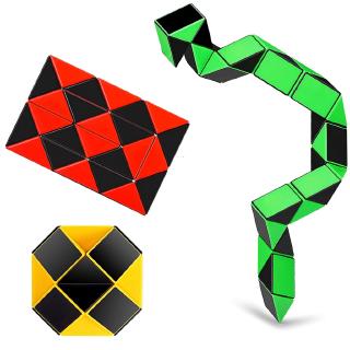 Bộ 3 khối Cube đồ chơi kiểu con rắn tạo hình độc đáo vui nhộn tiện lợi