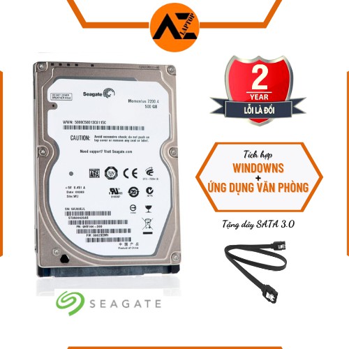 Ổ Cứng Laptop Seagate HDD 160GB / 250GB / 320GB / 500GB (Bảo hành 24 tháng)