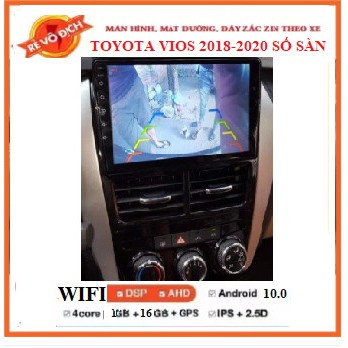Hỗ trợ lắp đặt tại Hà Nội.Màn hình ô tô dvd android và mặt dưỡng theo xe VIOS đời 2018-2020,phụ kiện xe hơi,đồ chơi xe.