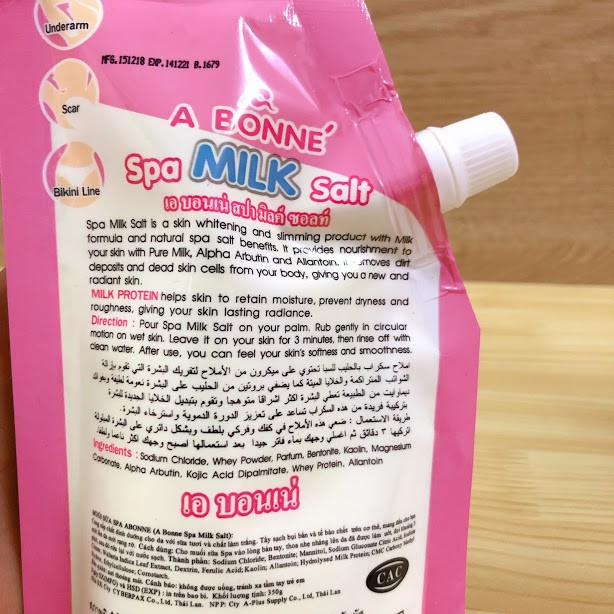 Muối bò thái lan tẩy tế bào chết toàn thân 350 gram