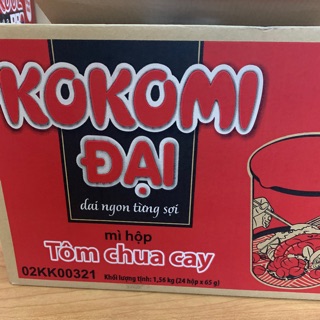 Mì kokomi đại 65g/ly (vị lẩu thái chua cay)