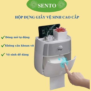 Hộp đựng giấy vệ sinh dán tường SENTO Chống Nước Tiện Dụng