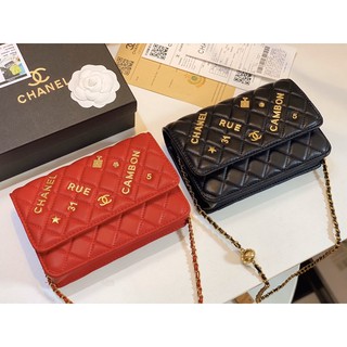 Túi xách nữ KATUN CHARM size 18 mặt túi gắn charm hàng fullbox có hộp