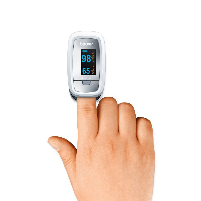 Máy đo nồng độ oxi trong máu BEURER PO30 nhỏ gọn dễ sử dụng hàng chính hãng của ĐỨC bảo hành 24 tháng