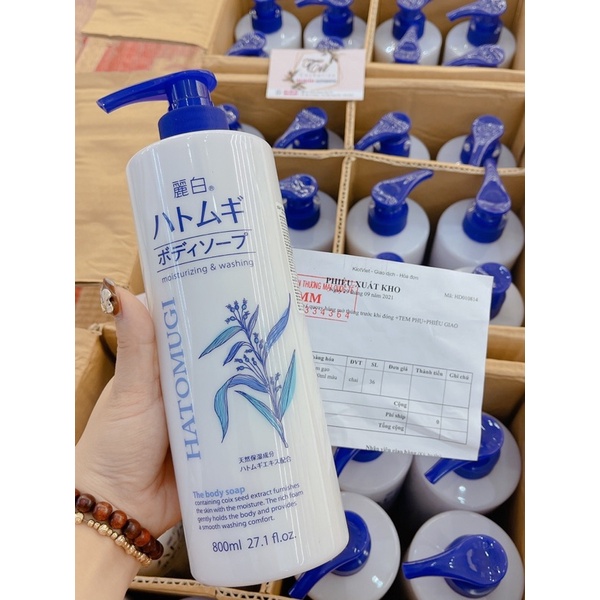 Sửa tắm trắng da Hatomugi - nhật