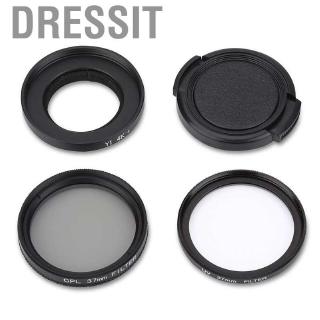 Bộ Lọc Ống Kính Cpl + Uv 37mm Cho Gopro Xiaomi Yi 4k