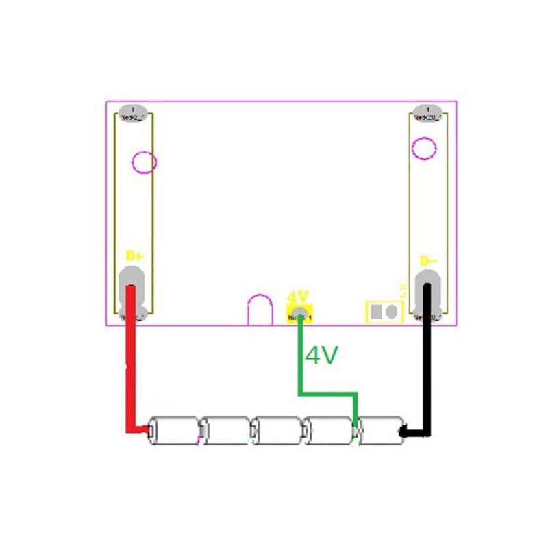 MAKITA Bảng Mạch Bảo Vệ Pin P-C-B Li-Ion 18v