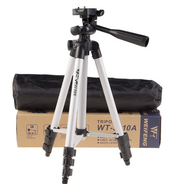 Bộ Tripod TF-3110A kèm 1 kẹp điện thoại và túi đựng