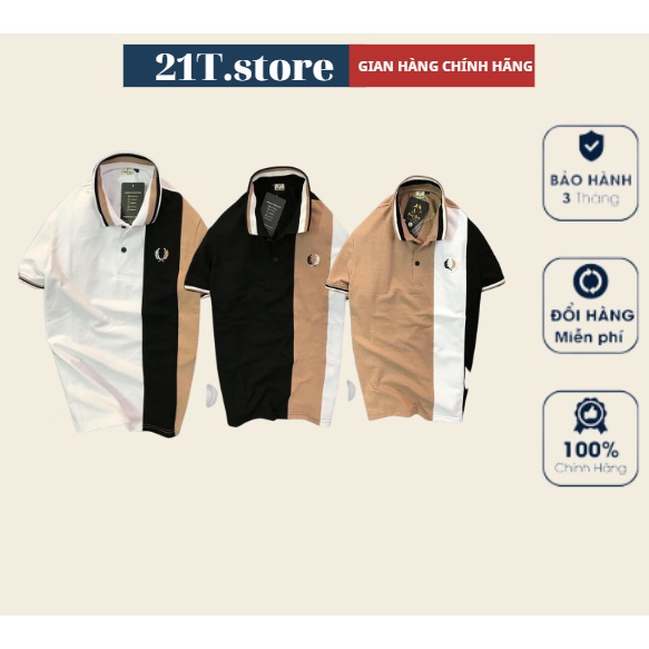 Áo thun nam trung niên LIYORSTORE áo phông polo có cổ logo bông lúa VNXK cao cấp
