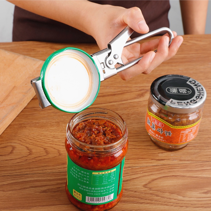 Dụng Cụ Mở Nắp Chai Lọ Bằng Thép Không Gỉ