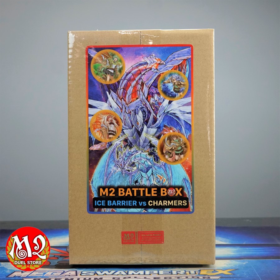 Hộp thẻ bài Yugioh M2 BATTLE Box - Freezing Chains Ice Barrier vs Spirit Charmers - Trận đấu đối đầu cho 2 người chơi