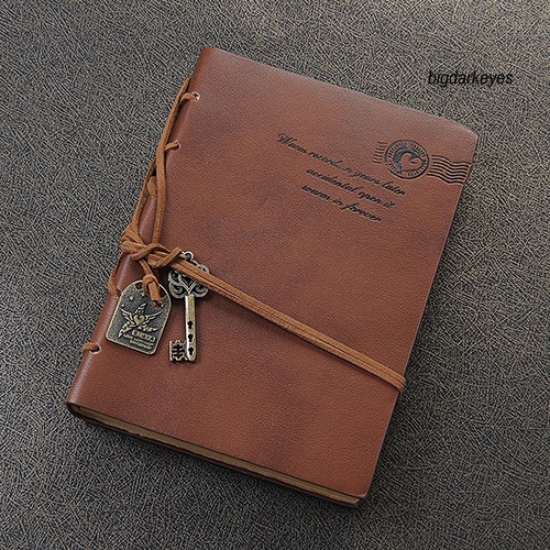 Sổ Tay Bìa Da Giả Phong Cách Vintage Xinh Xắn