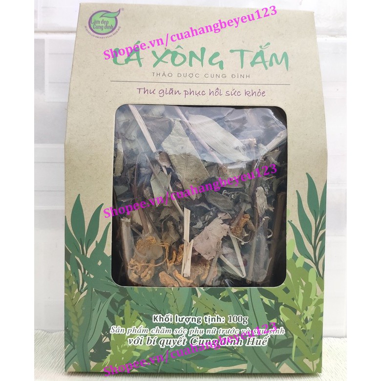 Lá xông tắm thảo dược 100gr Cung Đình - Bảo nhiên (Việt Nam)