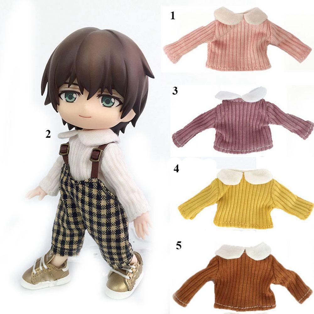 RAINBOW Áo Cotton Thời Trang Cho Búp Bê 1 / 12BJD Hiện Có 5 Màu