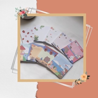 Tập giấy note dễ thương đủ màu đủ kiểu phong cách Hàn Quốc