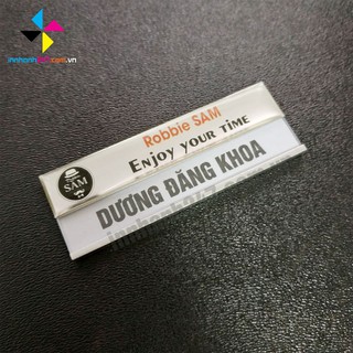 Bảng tên nhân viên thay tên