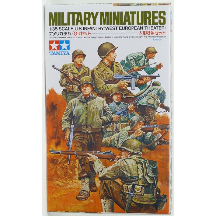 Mô Hình Quân Sự Military Miniatures US Infantry West European Theater Chính Hãng Tamiya Tỉ Lệ 1/35