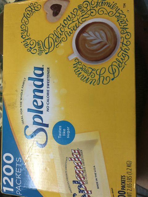 Đường splenda (đèn xanh - ăn thoải mái) dành cho người ăn kiêng, tiểu đường, ca0 huyết áp...