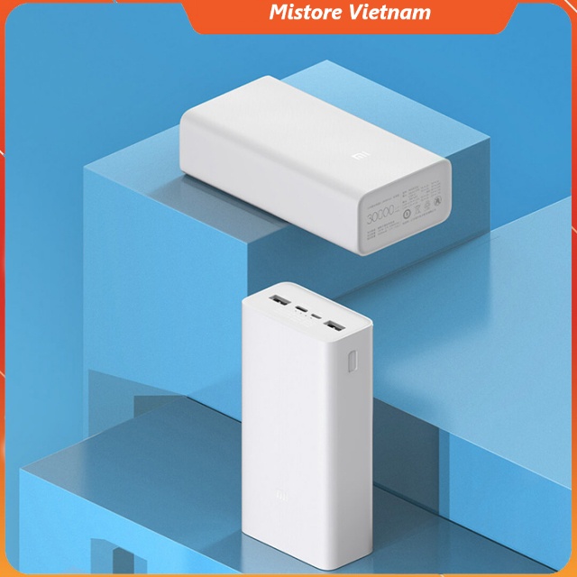 Pin sạc dự phòng Xiaomi Mi power bank 30000mAh Gen3 18W