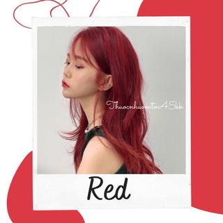 Thuốc nhuộm tóc màu ĐỎ (không tẩy) có feedback