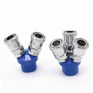 Bộ Đầu Nối Nhanh Máy Nén Khí Chia 2-Chia 3