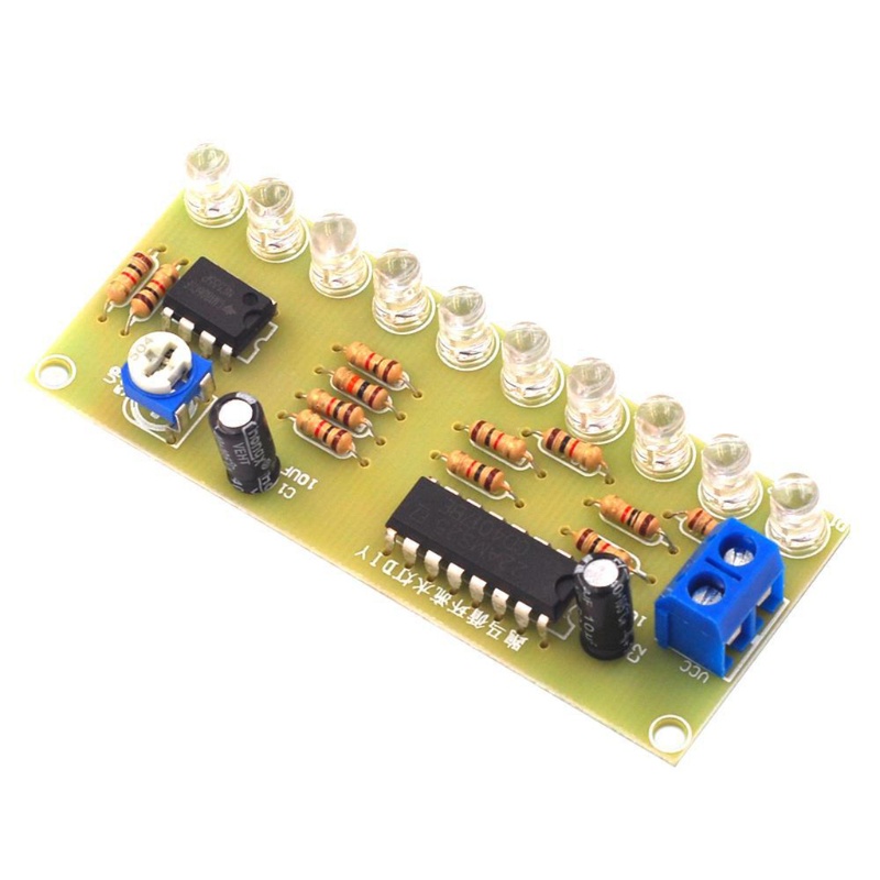 Bảng Mạch Điện Tử 10 Bóng Đèn LED 4.5-6V