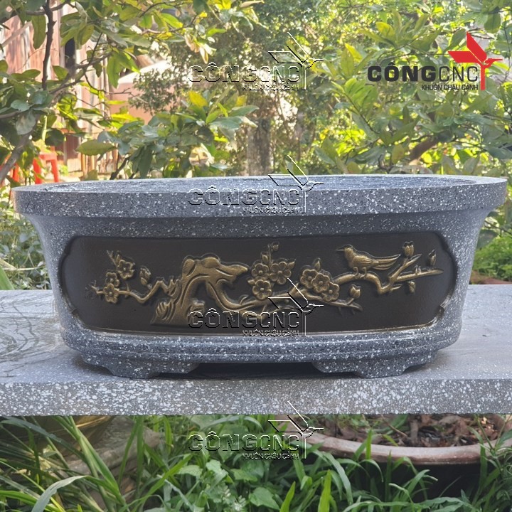 Khuôn Đúc Chậu Xi Măng Ô Van 45 - OV45