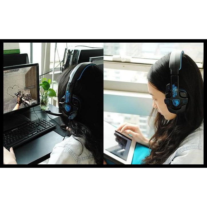 Tai Nghe Trùm Đầu Chơi Game Sa - 708 | BigBuy360 - bigbuy360.vn