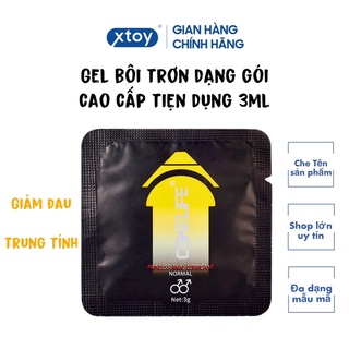 Gel bôi trơn cokelife normal giảm đau, dạng gói 3ml, trung tính cho lgbt - ảnh sản phẩm 1