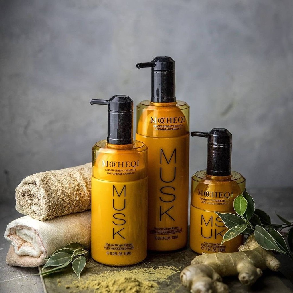 Bộ Dầu Gội Xả Dưỡng Tóc MOCHEQI MUSK 318ml