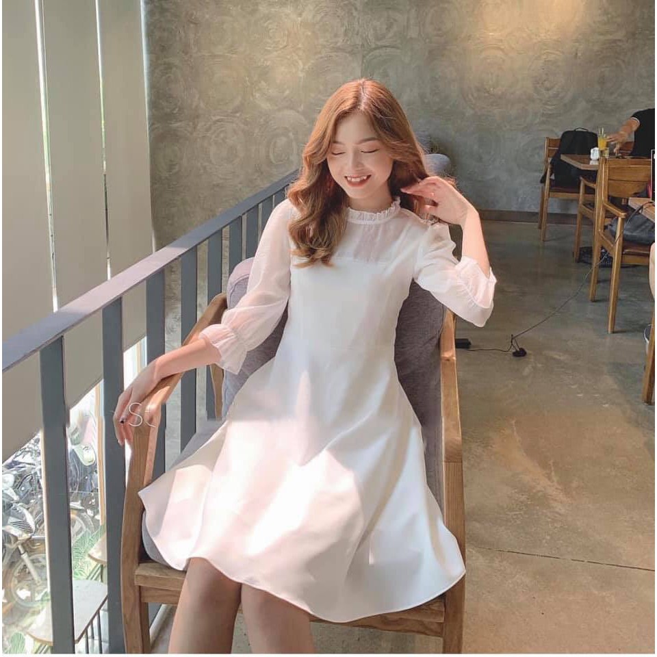 ĐẦM DỰ TIỆC TRẮNG XÒE DIỆU DÀNG NỬ TÍNH