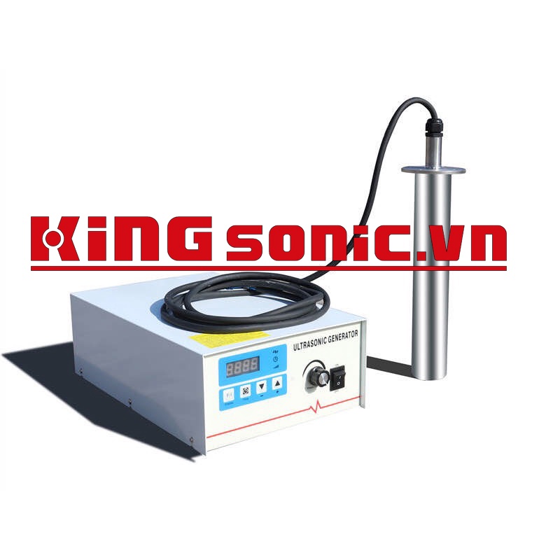 Máy rửa sóng siêu âm hình trụ KINGsonic.vn, 900W, L750mm