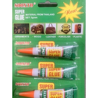 Keo siêu dính đa năng Sooxto Super Glue Thái Lan 3G