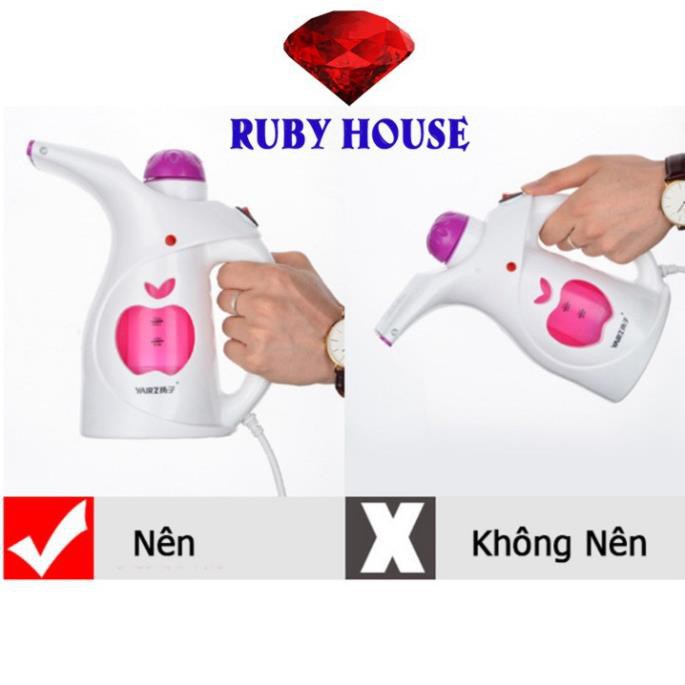 Bàn là hơi nước cầm tay Yairz HY-115 LOẠI 1, bàn ủi hơi nước quả táo-Ruby House