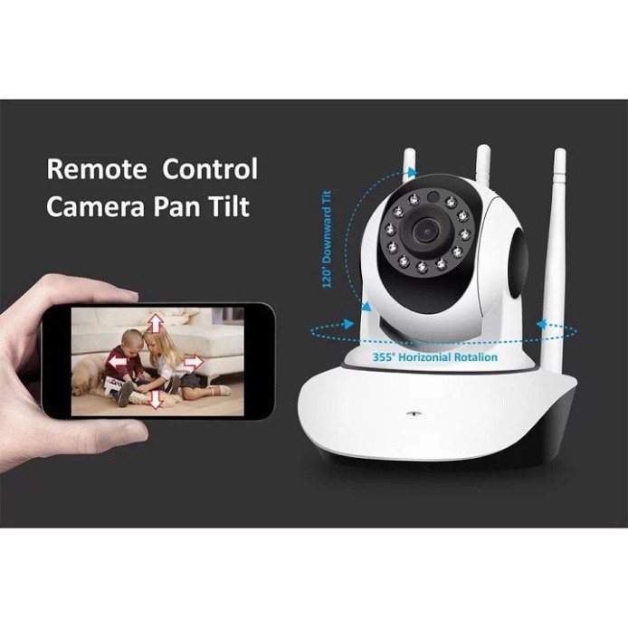 [CỰC RẺ] Camera Ip Yoose 3 Râu Xoay 360 Độ Bắt Wifi Cực Khỏe Hàng Loại 1 Bảo Hành 6 Tháng Có Video Hướng dẫn Tự cài Đặt