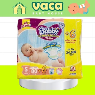 Tã dán bobby sơ sinh size s80+4