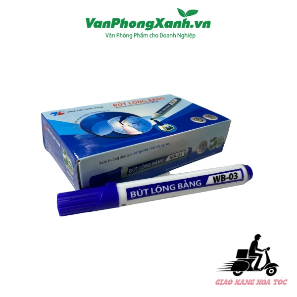 Bút lông dầu WB03 2.5mm - Xanh/Đỏ/Đen