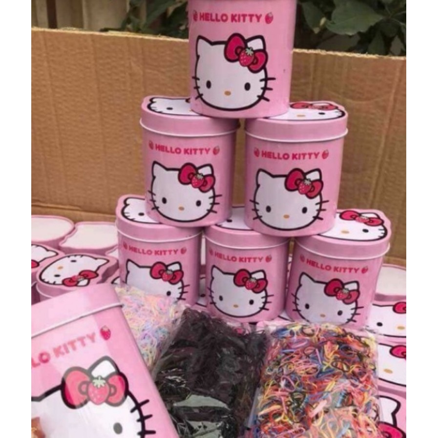 Hộp chun buoc toc hello kitty